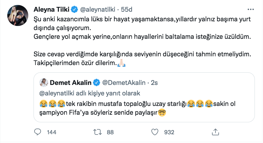 aleyna tilki den demet akalin a olay yanit 2